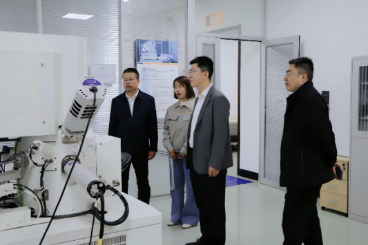 集团副总经理李爱国一行调研机电所
